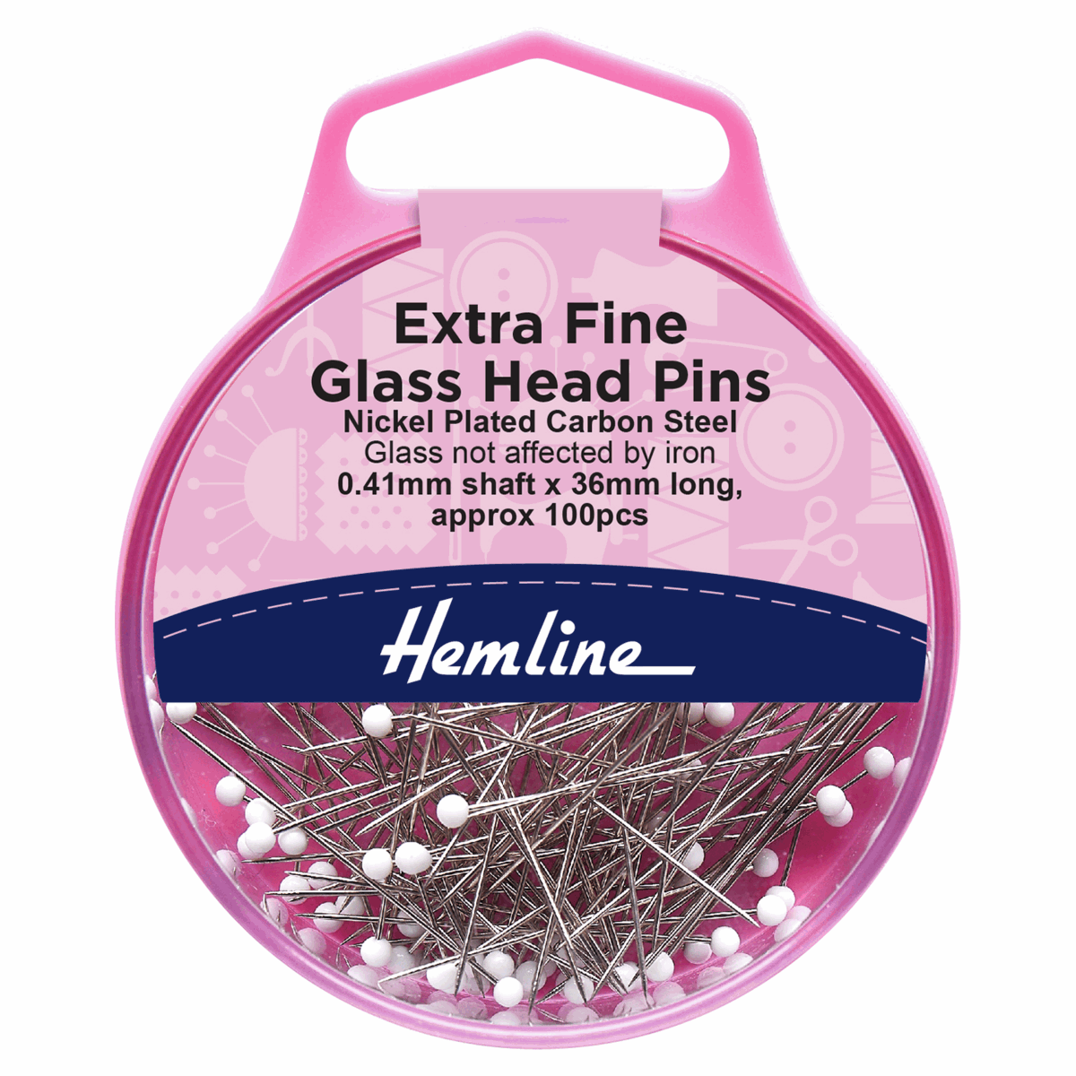little house glass head pins